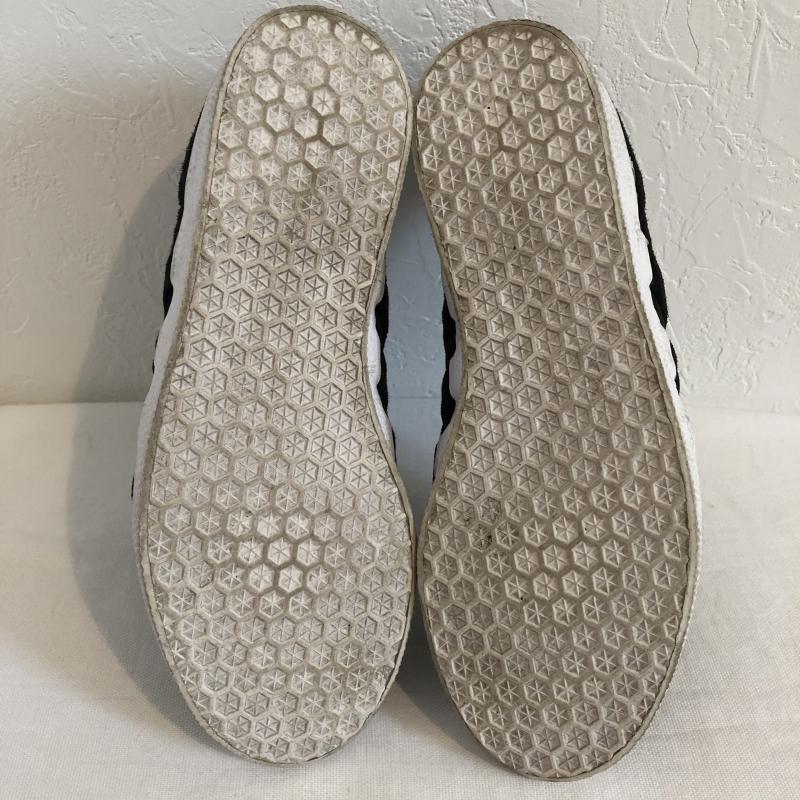 アディダス adidas スニーカー スニーカー ガゼル スウェード ローカット CQ2358 22.5cm 無地 X ロゴ、文字 X プリント X ワンポイント 黒 / ブラック / X 白 / ホワイト / メンズ USED 古着 中古 10029369