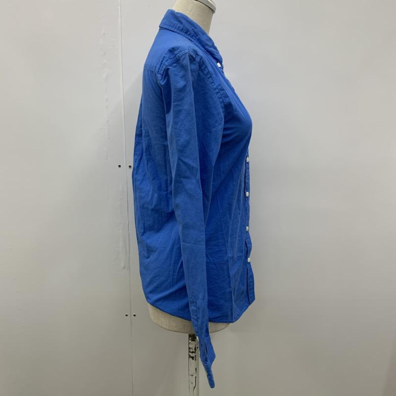 ロンハーマン カリフォルニア Ron Herman California シャツ、ブラウス 長袖 XS 無地 青 / ブルー / レディース USED 古着 中古 10029454