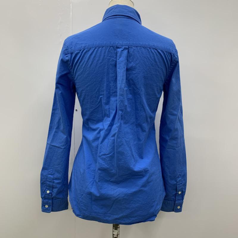 ロンハーマン カリフォルニア Ron Herman California シャツ、ブラウス 長袖 XS 無地 青 / ブルー / レディース USED 古着 中古 10029454