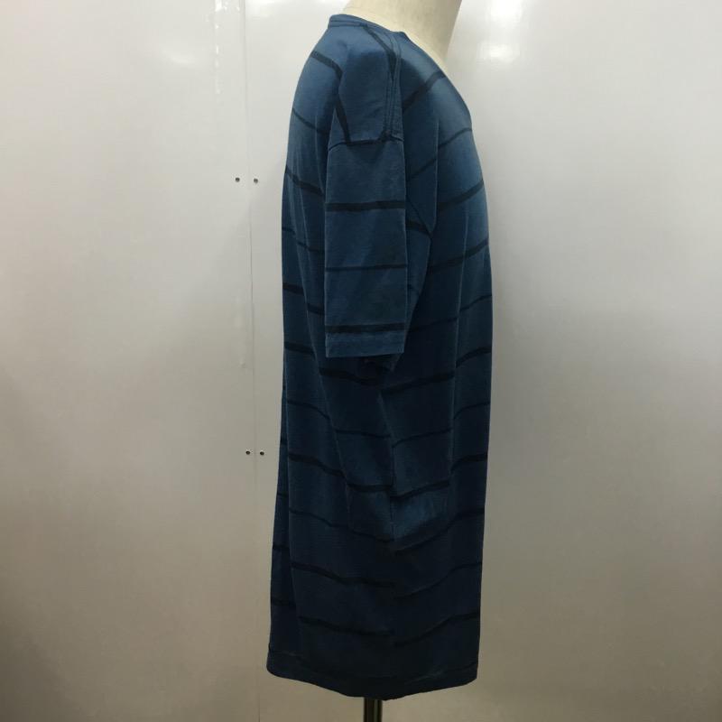 メンズ メンズ Tシャツ 半袖 ボーダー XL ボーダー柄 黒 / ブラック / X 青 / ブルー / メンズ USED 古着 中古 10029768