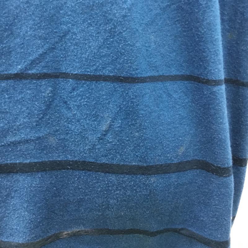 メンズ メンズ Tシャツ 半袖 ボーダー XL ボーダー柄 黒 / ブラック / X 青 / ブルー / メンズ USED 古着 中古 10029768