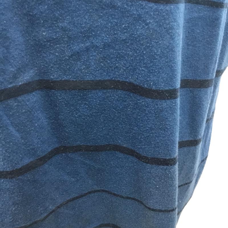 メンズ メンズ Tシャツ 半袖 ボーダー XL ボーダー柄 黒 / ブラック / X 青 / ブルー / メンズ USED 古着 中古 10029768