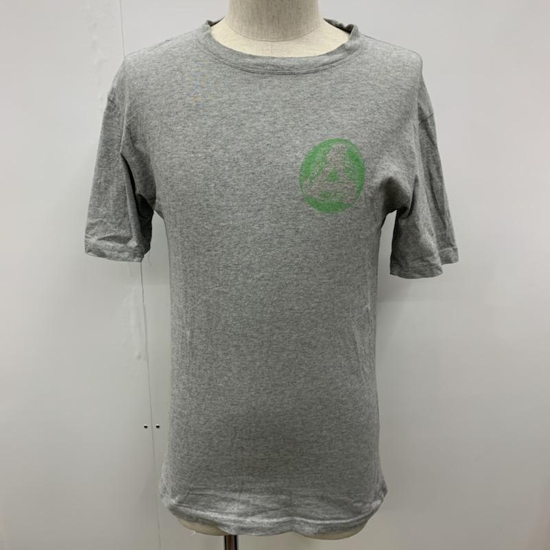 パレス PALACE Tシャツ 半袖 無地 イラスト S 無地 X 灰 / グレー / X 黄緑 / イエローグリーン / X ベージュ / ベージュ / メンズ USED 古着 中古 10029999