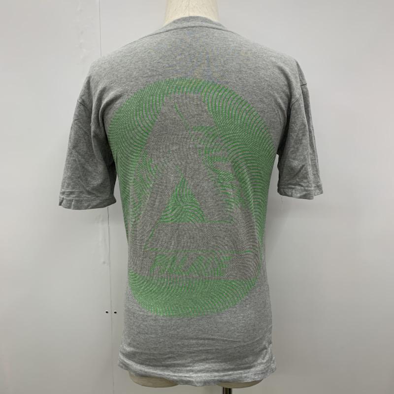 パレス PALACE Tシャツ 半袖 無地 イラスト S 無地 X 灰 / グレー / X 黄緑 / イエローグリーン / X ベージュ / ベージュ / メンズ USED 古着 中古 10029999