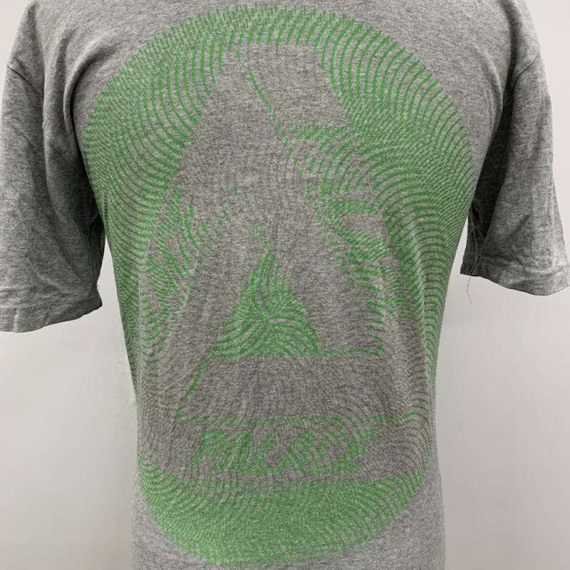 パレス PALACE Tシャツ 半袖 無地 イラスト S 無地 X 灰 / グレー / X 黄緑 / イエローグリーン / X ベージュ / ベージュ / メンズ USED 古着 中古 10029999