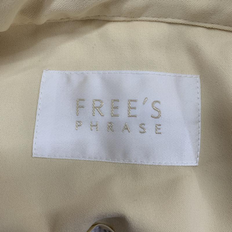 フリーズフレーズ FREE'S PHRASE コート コート一般 無地 黄 / イエロー / レディース USED 古着 中古 10030299