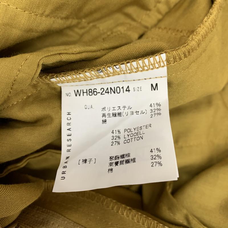 アーバンリサーチ URBAN RESEARCH ボトムス ボトムス WAREHOUSE センタープレスパンツ WH86-24N014 M 無地 黄 / イエロー / レディース USED 古着 中古 10030329
