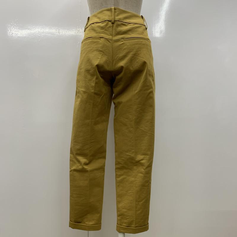 アーバンリサーチ URBAN RESEARCH ボトムス ボトムス WAREHOUSE センタープレスパンツ WH86-24N014 M 無地 黄 / イエロー / レディース USED 古着 中古 10030329