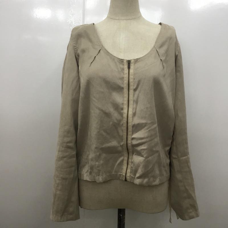 アンタイトル UNTITLED ジャケット、上着 ジャンパー、ブルゾン 2 無地 ベージュ / ベージュ / レディース USED 古着 中古 10030469