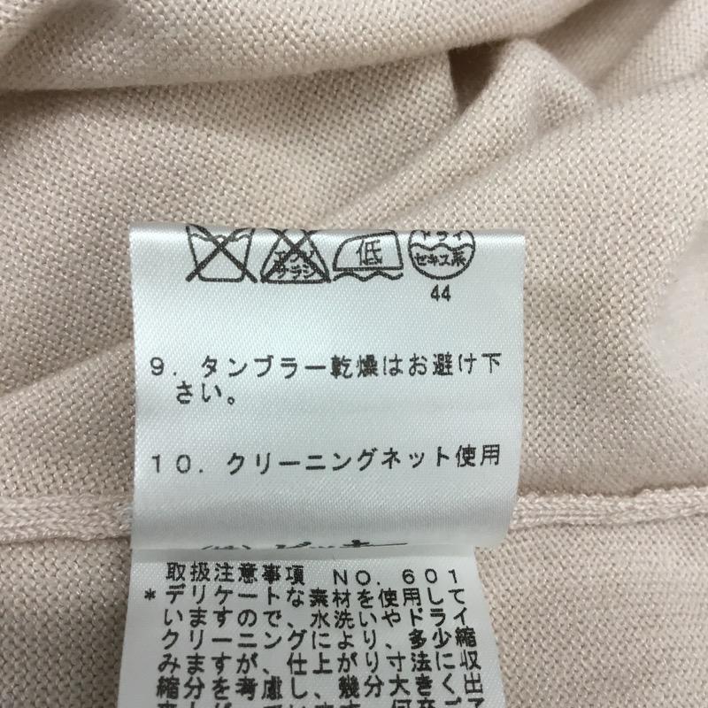 クイーンズコート QUEENS COURT カーディガン 長袖 2 無地 桃 / ピンク / レディース USED 古着 中古 10030470