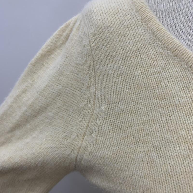 ロペピクニック ROPE' PICNIC ニット、セーター 長袖 38 無地 オフホワイト / オフホワイト / レディース USED 古着 中古 10030506