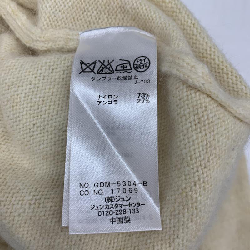 ロペピクニック ROPE' PICNIC ニット、セーター 長袖 38 無地 オフホワイト / オフホワイト / レディース USED 古着 中古 10030506