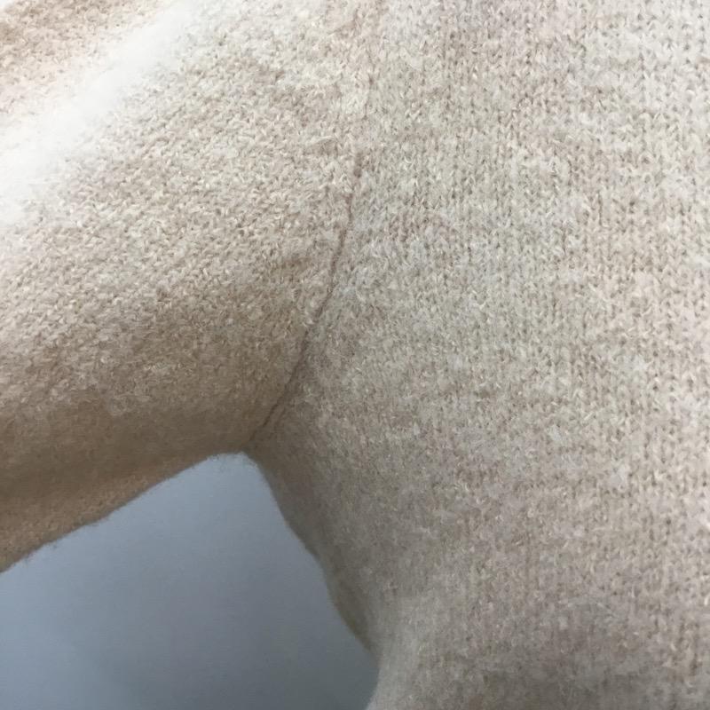 ナチュラルビューティーベーシック NATURAL BEAUTY BASIC ニット、セーター 長袖 M 無地 桃 / ピンク / レディース USED 古着 中古 10030507
