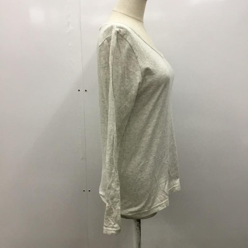 アースミュージックアンドエコロジー earth music&ecology カットソー 長袖 長袖カットソー M 無地 灰 / グレー /  レディース USED 古着 中古 10030846