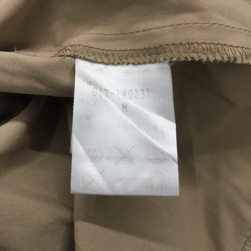 ナチュラルビューティーベーシック NATURAL BEAUTY BASIC ワンピース ひざ丈スカート ロールアップシャツワンピース M 無地 ベージュ / ベージュ / レディース USED 古着 中古 10030849