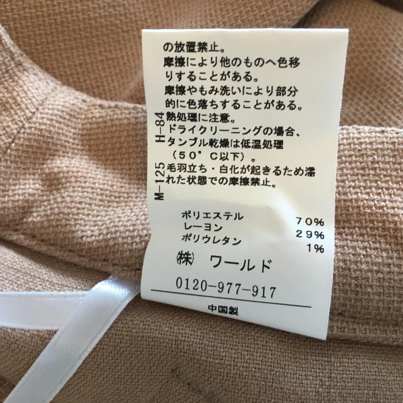 インデックス index パンツ ショートパンツ L 無地 ベージュ / ベージュ / レディース USED 古着 中古 10030982