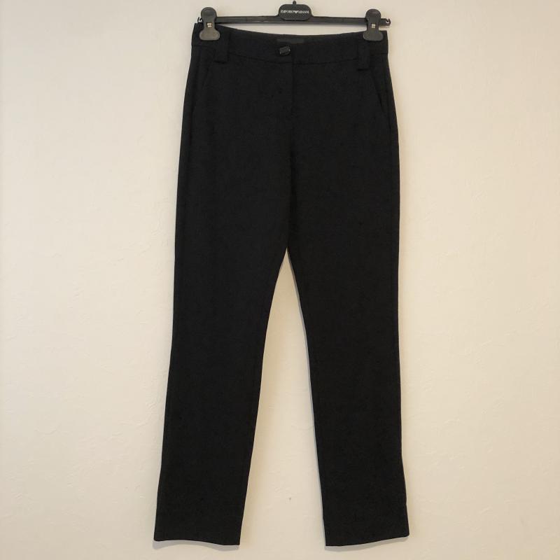 エンポリオアルマーニ EMPORIO ARMANI パンツ スラックス 38 無地 黒 / ブラック / レディース USED 古着 中古 10031050