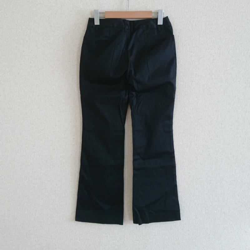 コムサイズム COMME CA ISM パンツ チノパン M 無地 黒 / ブラック / レディース USED 古着 中古 10031060