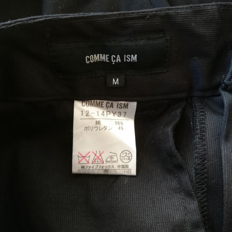 コムサイズム COMME CA ISM パンツ チノパン M 無地 黒 / ブラック / レディース USED 古着 中古 10031060