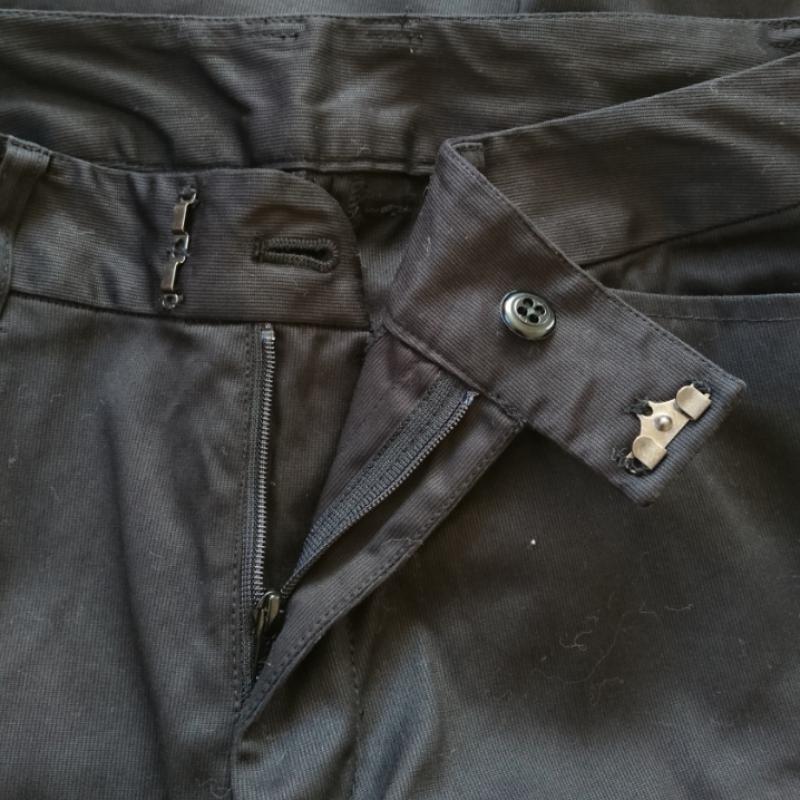 コムサイズム COMME CA ISM パンツ チノパン M 無地 黒 / ブラック / レディース USED 古着 中古 10031060