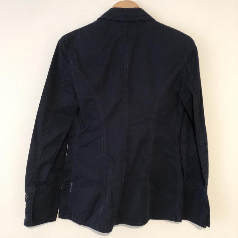 アルマーニジーンズ ARMANI JEANS ジャケット、上着 ジャケット、ブレザー コットンジャケット 無地 紺 / ネイビー / レディース USED 古着 中古 10031070
