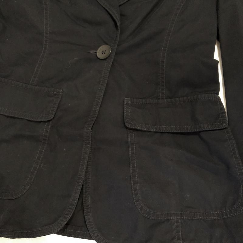 アルマーニジーンズ ARMANI JEANS ジャケット、上着 ジャケット、ブレザー コットンジャケット 無地 紺 / ネイビー / レディース USED 古着 中古 10031070