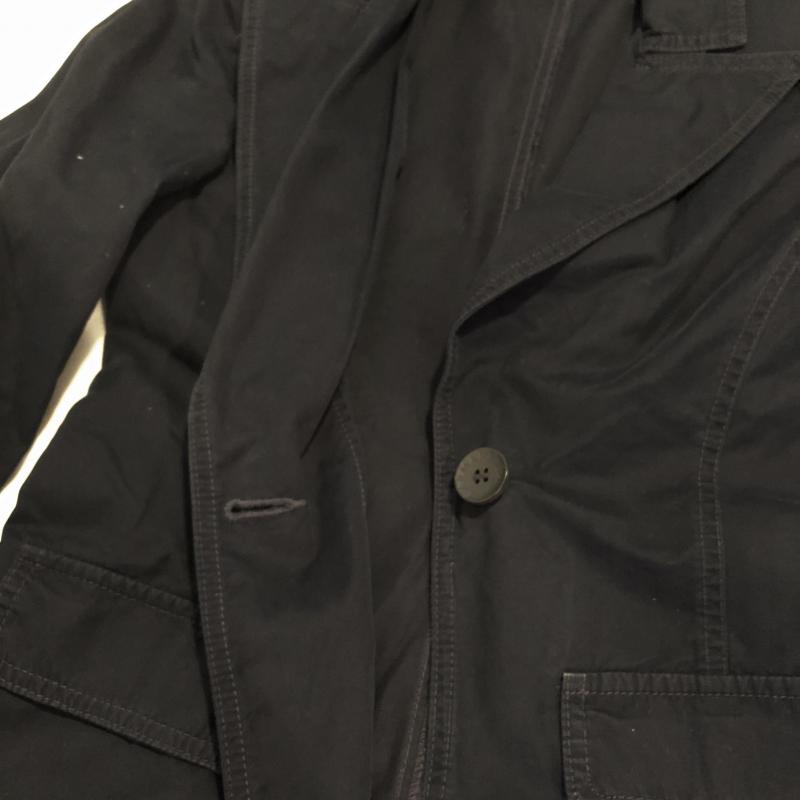 アルマーニジーンズ ARMANI JEANS ジャケット、上着 ジャケット、ブレザー コットンジャケット 無地 紺 / ネイビー / レディース USED 古着 中古 10031070