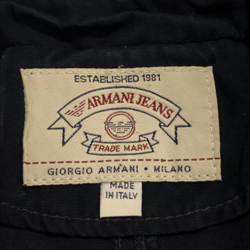 アルマーニジーンズ ARMANI JEANS ジャケット、上着 ジャケット、ブレザー コットンジャケット 無地 紺 / ネイビー / レディース USED 古着 中古 10031070