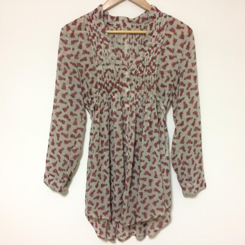 アパートバイローリーズ apart by lowrys カットソー 長袖 販売不可 M 花柄 レディース USED 古着 中古 10031072