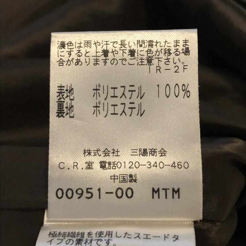 トランスワーク TRANS WORK スカート ひざ丈スカート スウェードスカート 40 無地 茶 / ブラウン / レディース USED 古着 中古 10031125
