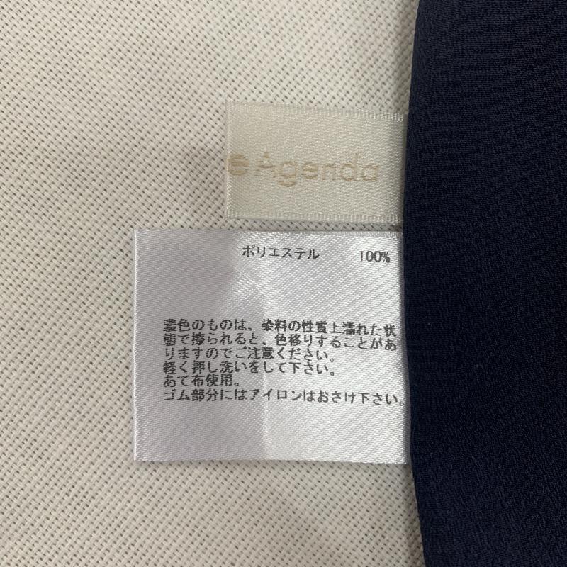 トゥエルブ アジェンダ 12Twelve Agenda シャツ、ブラウス 長袖 Vネックマエアキボタン 9 無地 紺 / ネイビー / レディース USED 古着 中古 10031128