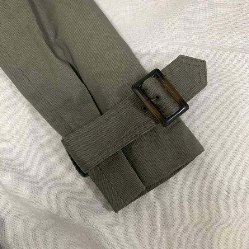 ページボーイ PAGEBOY コート トレンチコート ミドル丈トレンチコート M 無地 カーキ / カーキ / レディース USED 古着 中古 10031135