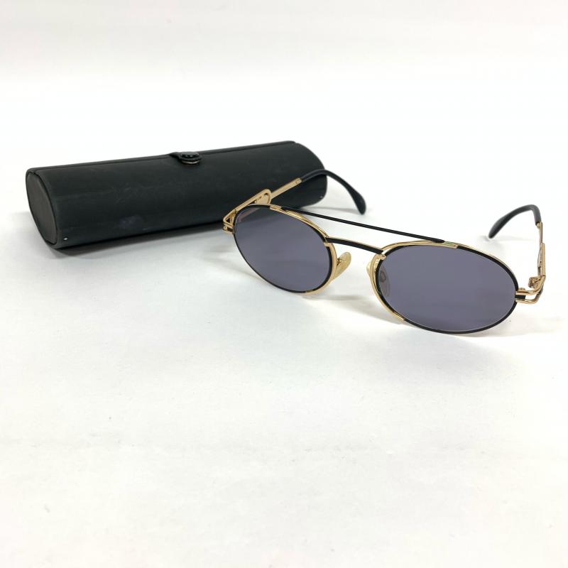 カザール CAZAL めがね・サングラス サングラス MOD965 無地 黒 / ブラック / X 金 / ゴールド / メンズ USED 古着 中古 10031149