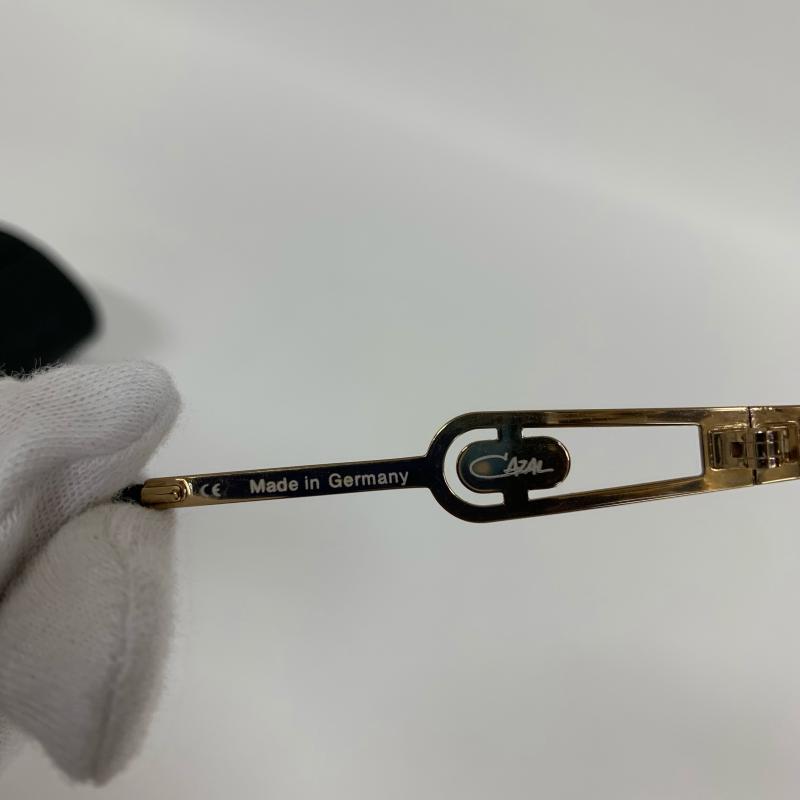 カザール CAZAL めがね・サングラス サングラス MOD965 無地 黒 / ブラック / X 金 / ゴールド / メンズ USED 古着 中古 10031149