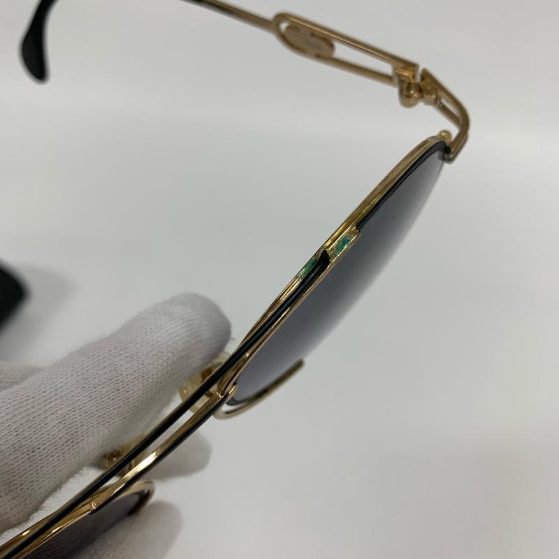 カザール CAZAL めがね・サングラス サングラス MOD965 無地 黒 / ブラック / X 金 / ゴールド / メンズ USED 古着 中古 10031149