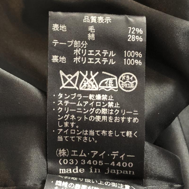 エムズセレクト m's select ワンピース ひざ丈スカート ウール ツイードワンピース 38 無地 X 青 / ブルー / X 黒 / ブラック / レディース USED 古着 中古 10031196