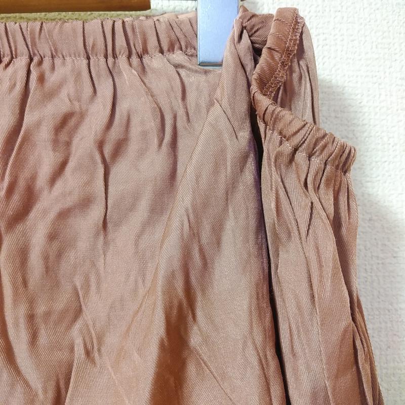 ジェイダ GYDA シャツ、ブラウス 長袖 ベアトップ/オフショルダー FREE 無地 茶 / ブラウン / レディース USED 古着 中古 10031274