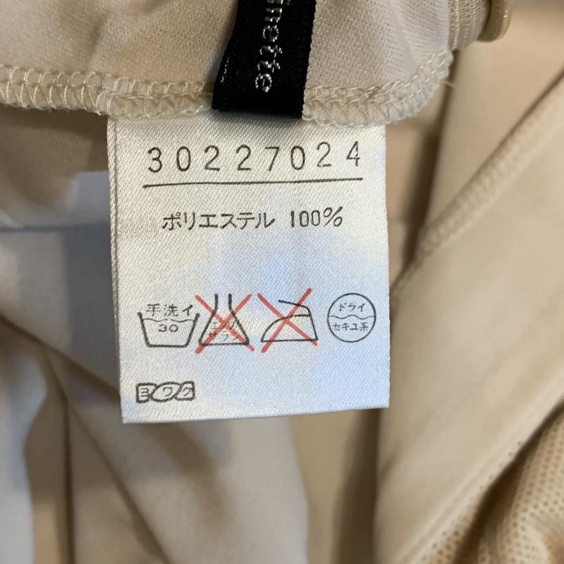 アバハウスドゥウ゛ィネット Abahouse Devinette スカート ひざ丈スカート シワ加工 無地 ベージュ / ベージュ / レディース USED 古着 中古 10031296