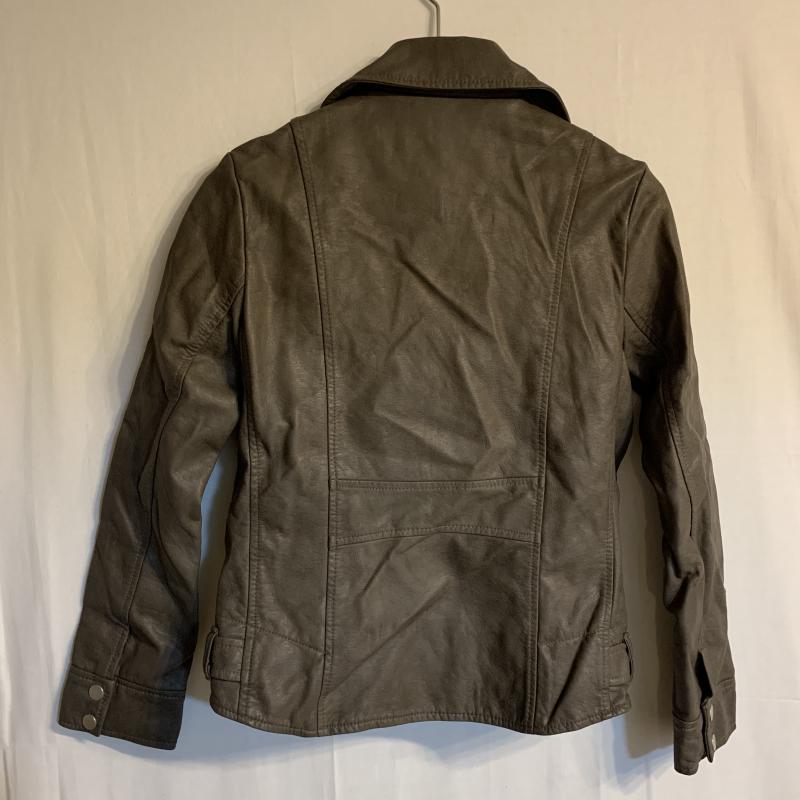セレクトモカ select MOCA ジャケット、上着 レザージャケット フェイクレザー 合成皮革 M 無地 茶 / ブラウン / レディース USED 古着 中古 10031297