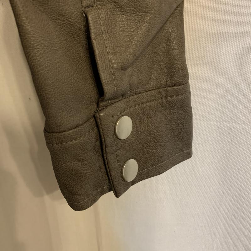 セレクトモカ select MOCA ジャケット、上着 レザージャケット フェイクレザー 合成皮革 M 無地 茶 / ブラウン / レディース USED 古着 中古 10031297