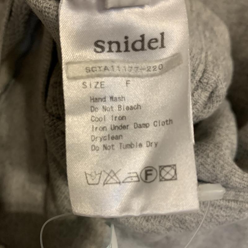 スナイデル SNIDEL パーカー 長袖 FREE 無地 灰 / グレー / レディース USED 古着 中古 10031299