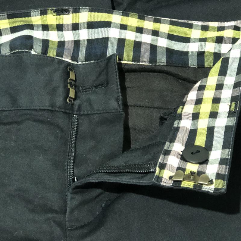 アーノルドパーマー Arnold Palmer パンツ スラックス 1 無地 黒 / ブラック / レディース USED 古着 中古 10031366