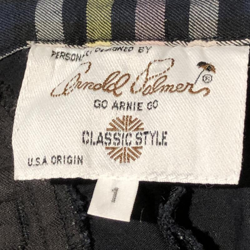 アーノルドパーマー Arnold Palmer パンツ スラックス 1 無地 黒 / ブラック / レディース USED 古着 中古 10031366
