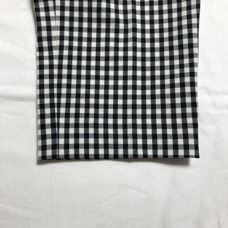 トゥエルブ アジェンダ 12Twelve Agenda パンツ スラックス 36 チェック 白 / ホワイト / X 黒 / ブラック / レディース USED 古着 中古 10031427