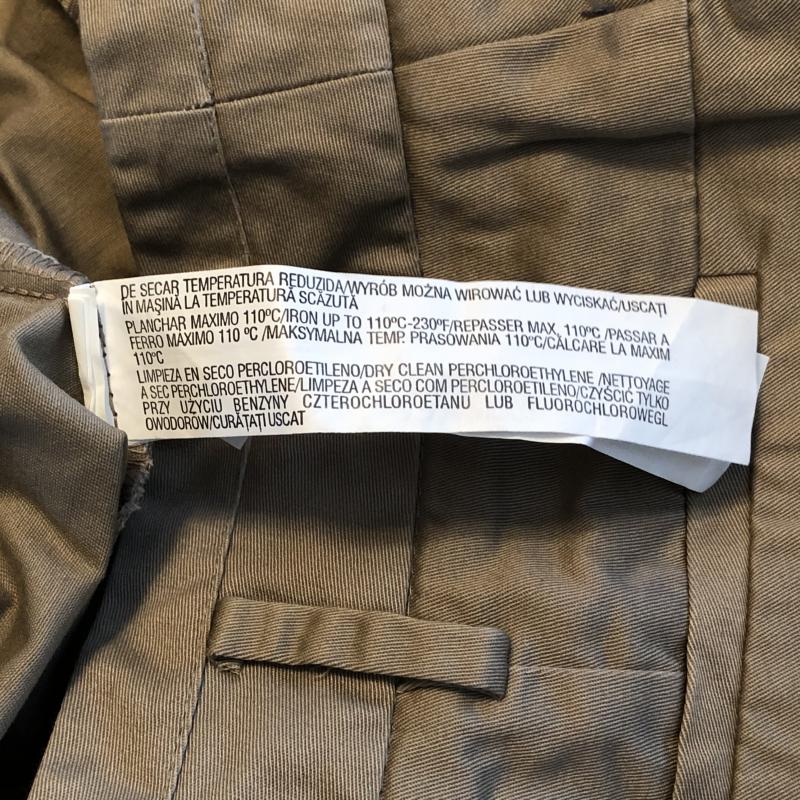 ザラベーシック ZARA BASIC パンツ スラックス 34 無地 ベージュ / ベージュ / レディース USED 古着 中古 10031473