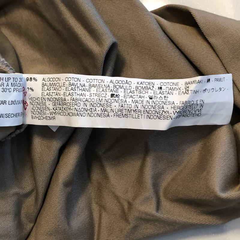 ザラベーシック ZARA BASIC パンツ スラックス 34 無地 ベージュ / ベージュ / レディース USED 古着 中古 10031473