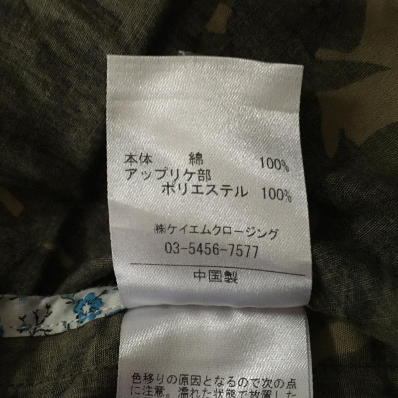 ディクティス DICTYCE シャツ、ブラウス 長袖 M カモフラージュ柄・迷彩 X ロゴ、文字 カーキ / カーキ / X ベージュ / ベージュ / メンズ USED 古着 中古 10031517