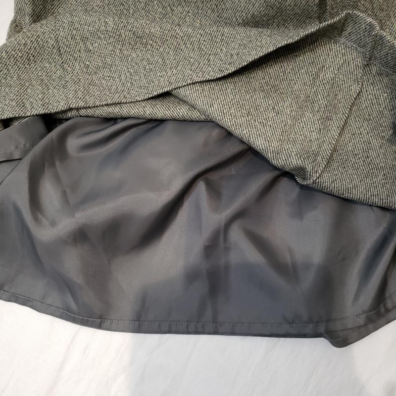 MKミッシェルクラン MK MICHEL KLEIN スカート ひざ丈スカート 38 無地 灰 / グレー / レディース USED 古着 中古 10031539