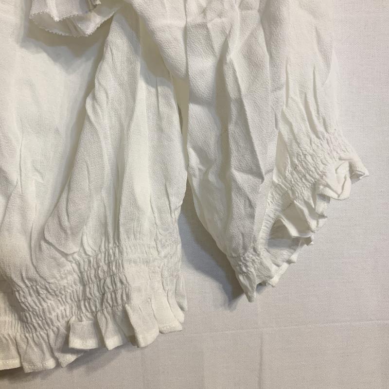 クリスプ Crisp カットソー 長袖 プルオーバーブラウス FREE 無地 白 / ホワイト /  レディース USED 古着 中古 10031542