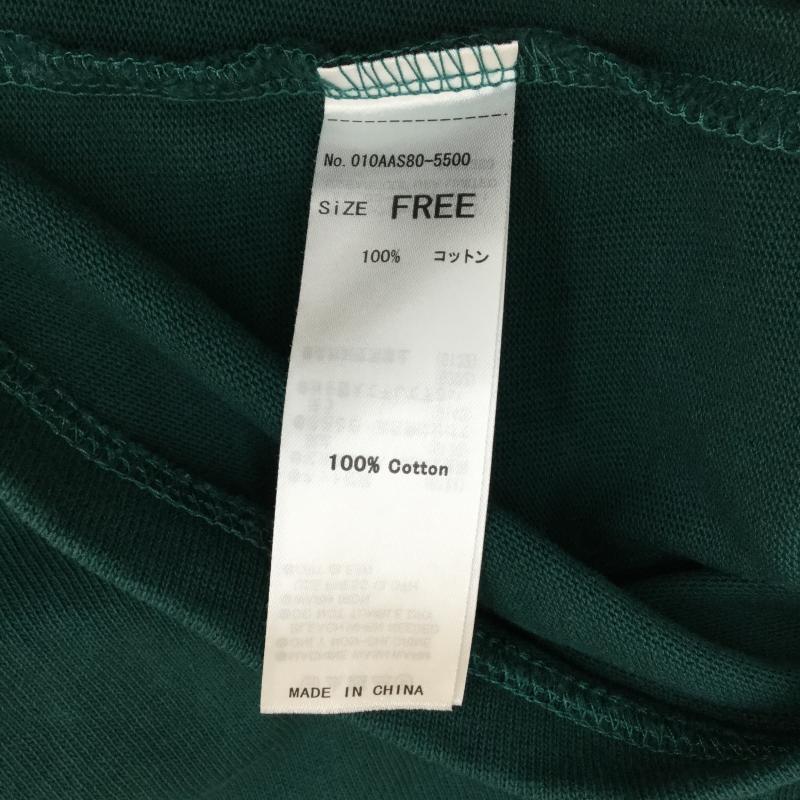 マウジー MOUSSY カットソー 長袖 FREE 無地 緑 / グリーン /  レディース USED 古着 中古 10031656